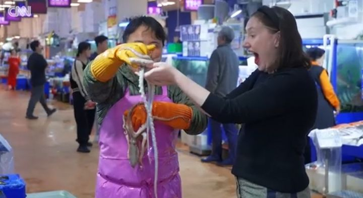 CNN이 서울의 노량진수산시장을 소개했다. 뉴시스