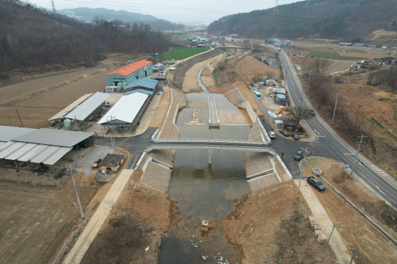 구미시 자연재해 위험개선지구 정비사업 <경북도 제공>