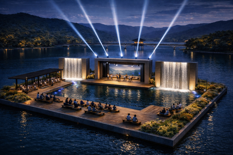 수상공연장 조감도 <안동시 제공>