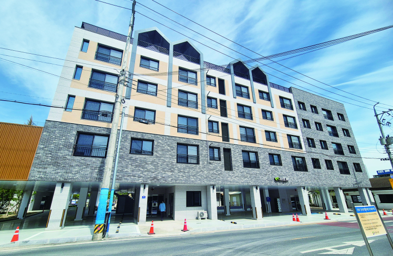 영천시 문외동 126-2에 위치한 지역맞춤형 매입임대주택(천원주택) 전경.